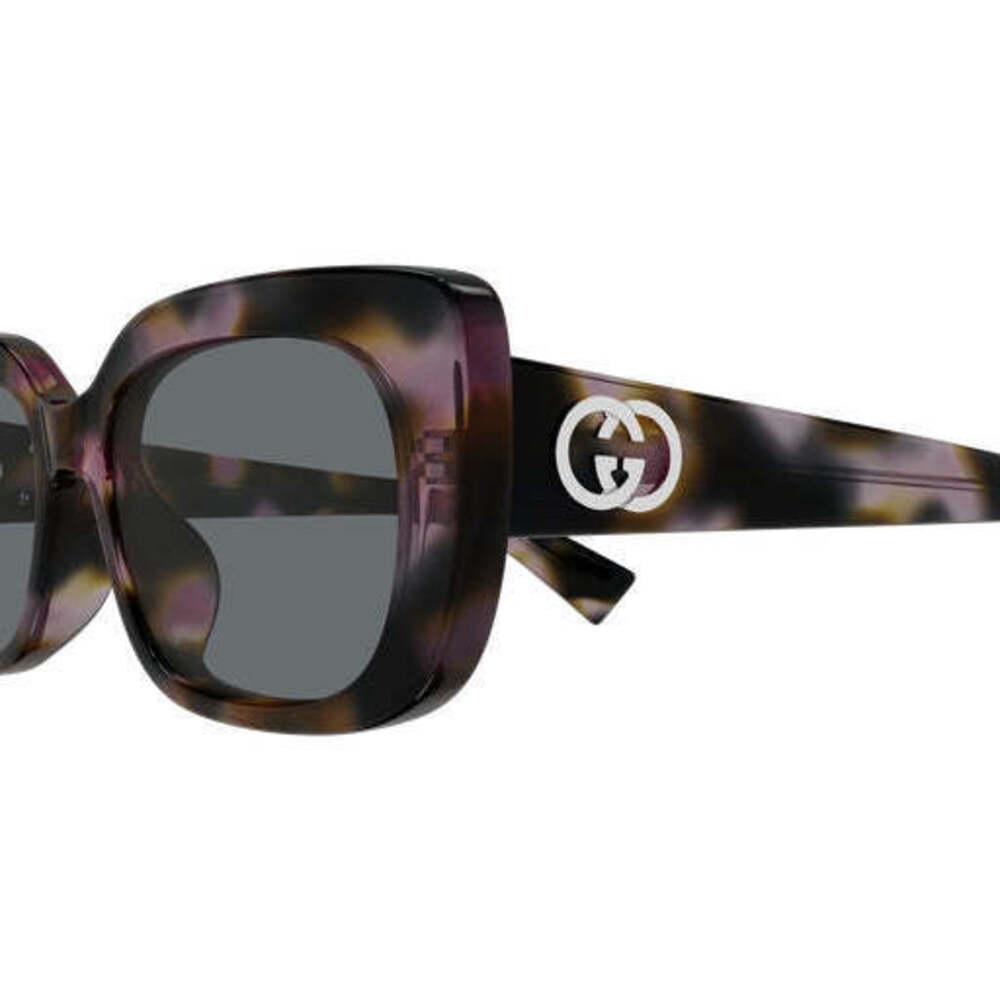 NWT Gucci GG1979SK-003 Havana Grey 55mm Sunglasses - Picture 3 of 3